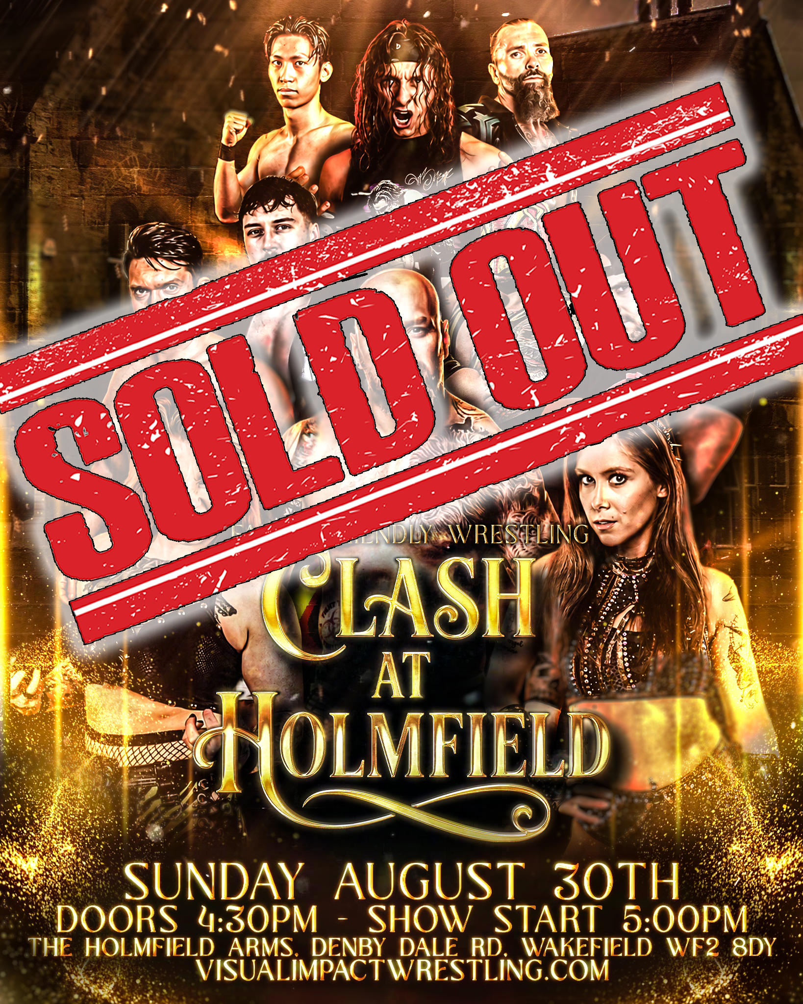 VIW: Clash At Holmfield – Event Tickets